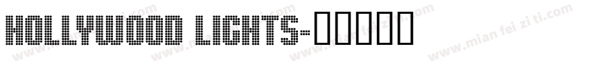 Hollywood Lights字体转换